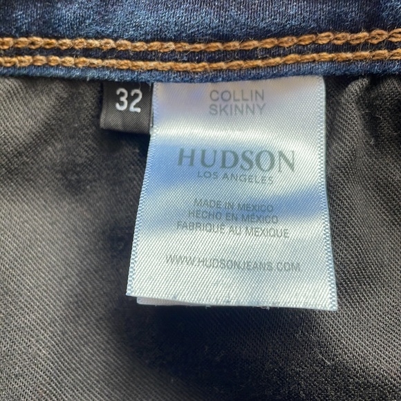Hudson Collin Flap Skinny Jeans Size 32 - Picture 5 of 10